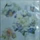 Flower Love 3-laags papieren servetten pakje per 20 st.