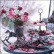Frozen Roses 3-laags papieren servetten pakje per 20 st.