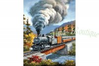 Wizardi Diamond Painting Train Crossing